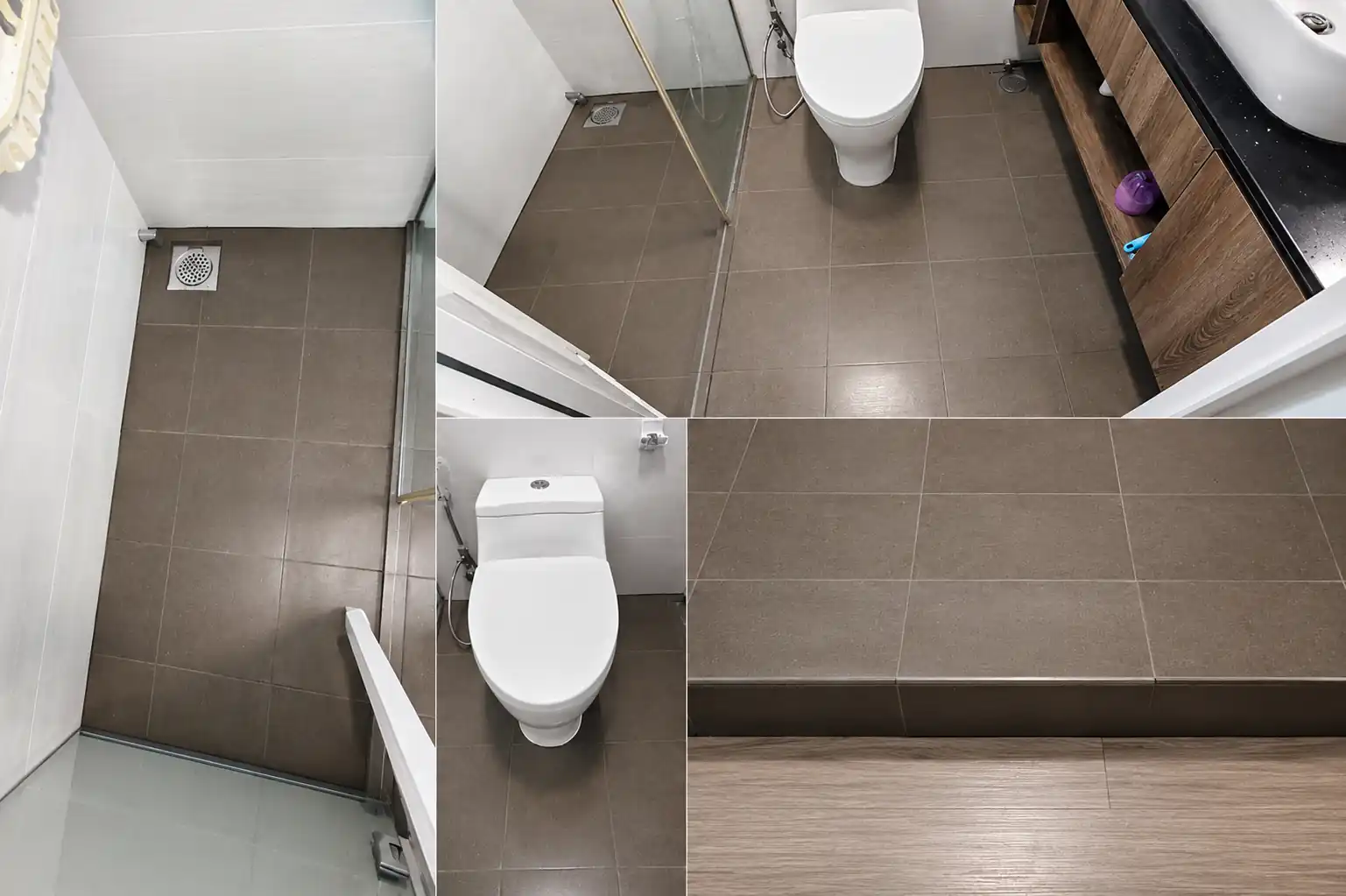 Tile replacement works